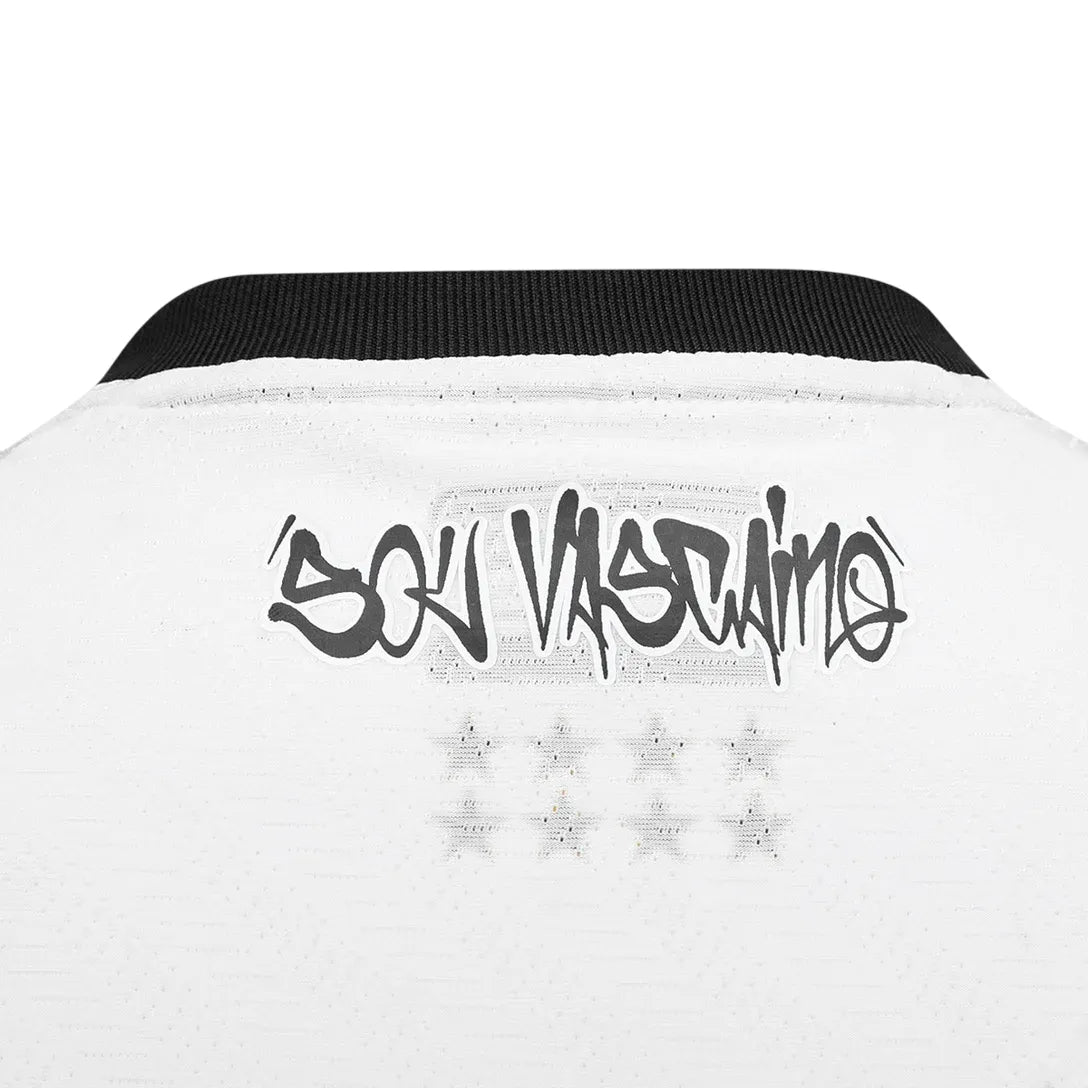 Camisa Vasco Feminina Away 25/26 - Branca e Preta