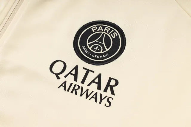 Conjunto Agasalho Treino PSG 25/26 - Bege