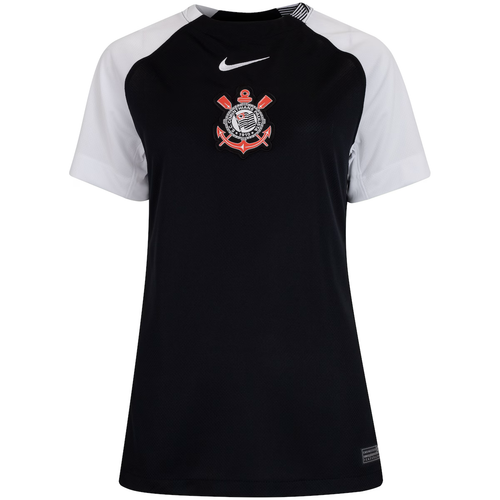 Camisa Corinthians Feminina Away 25/26 - Preta