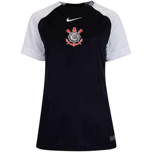 Camisa Corinthians Feminina Away 25/26 - Preta