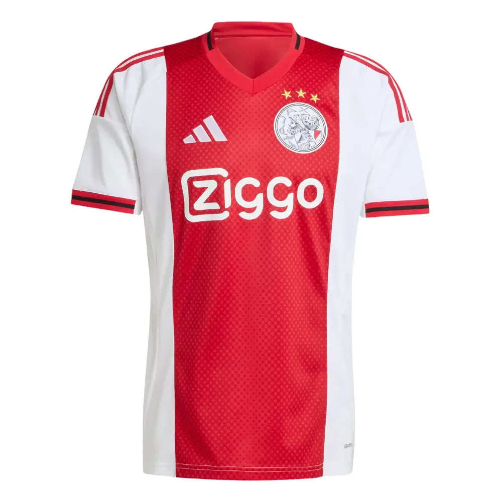 Camisa Ajax Home 25/26 - Branca e Vermelha