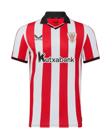Camisa Athletic Bilbao Home 25/26 - Vermelha e Branca