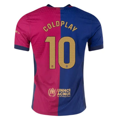 Camisa Barcelona Edição Especial ColdPlay 24/25 - Azul e Vermelha