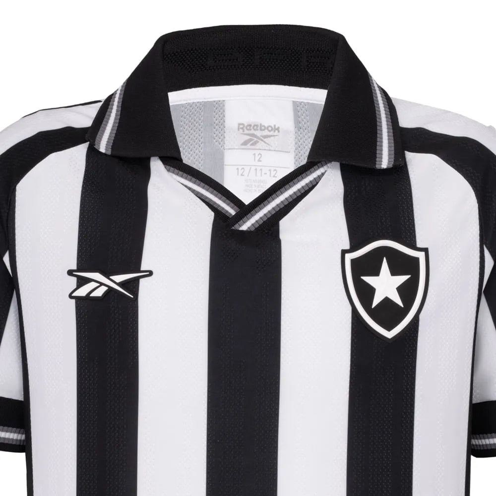 Camisa Botafogo Home 25/26 - Preta e Branca