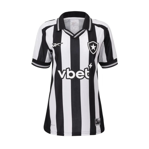 Camisa Botafogo Feminina Home 25/26 - Preta e Branca