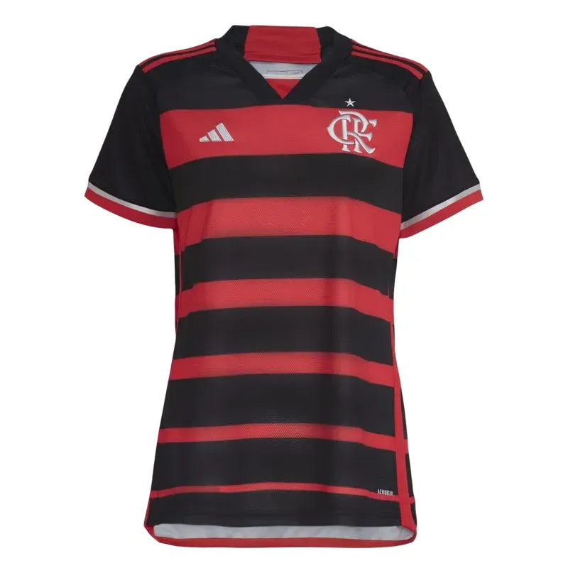 Camisa CRF Feminina Home 24/25 - Vermelha e Preta