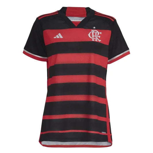 Camisa CRF Feminina Home 24/25 - Vermelha e Preta