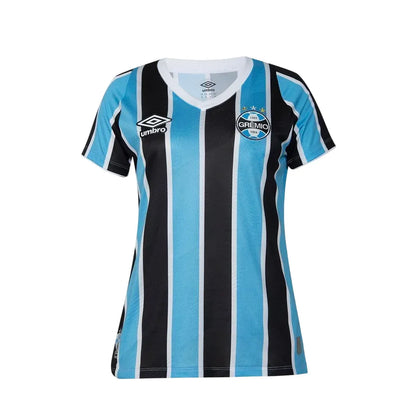 Camisa Grêmio Feminina Home 24/25 - Azul e Preta