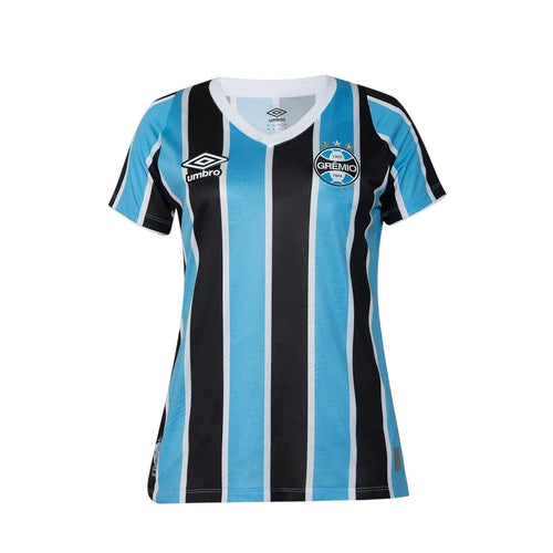 Camisa Grêmio Feminina Home 24/25 - Azul e Preta