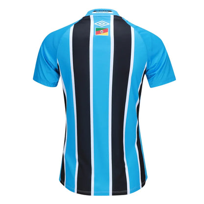 Camisa Grêmio Feminina Home 25/26 - Azul e Preta