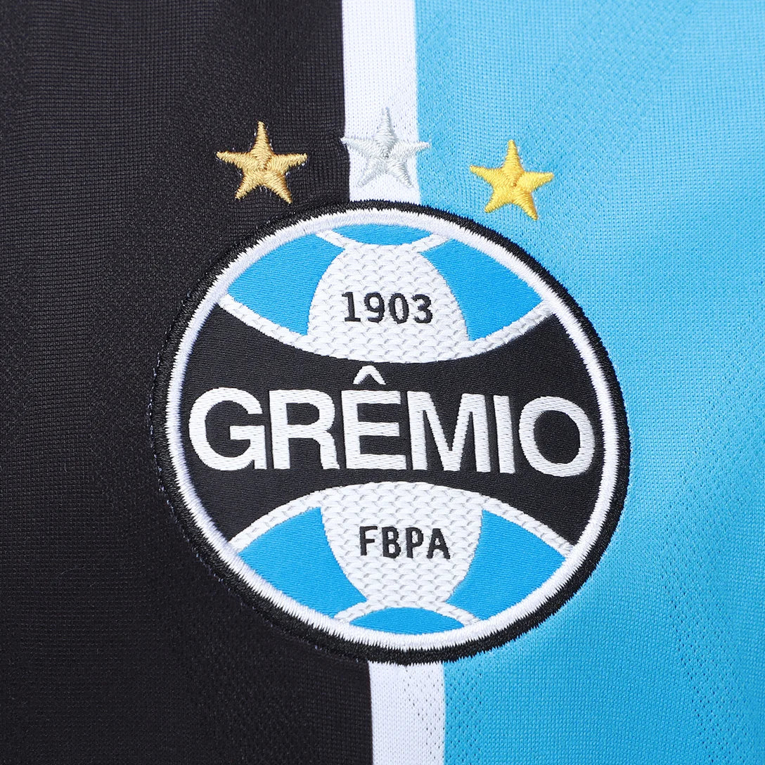Camisa Grêmio Feminina Home 25/26 - Azul e Preta