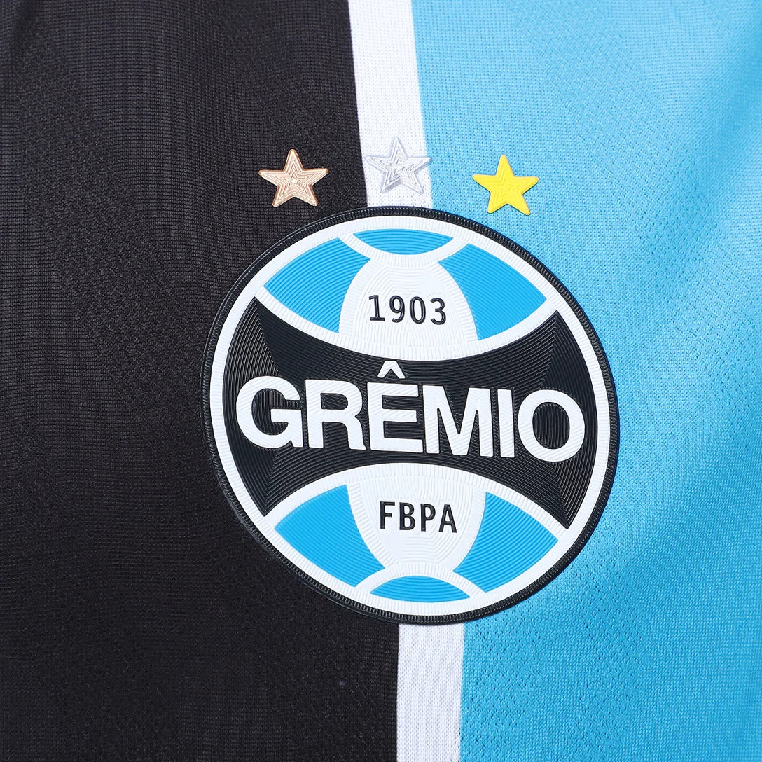 Camisa Grêmio Home 25/26 Jogador - Azul e Preta