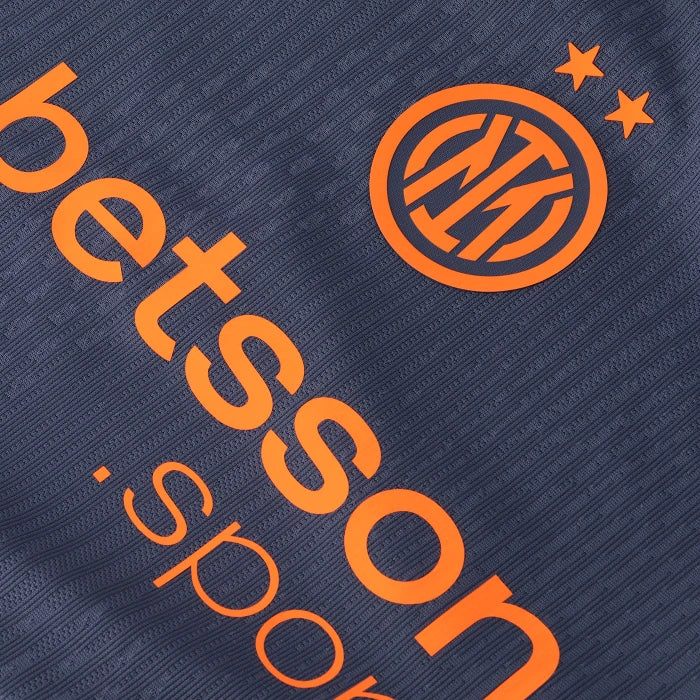 Camisa Inter de Milão Third 25/26 Jogador - Azul e Laranja