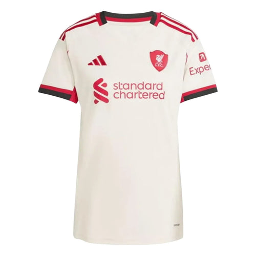 Camisa Liverpool Feminina Away 25/26 - Creme