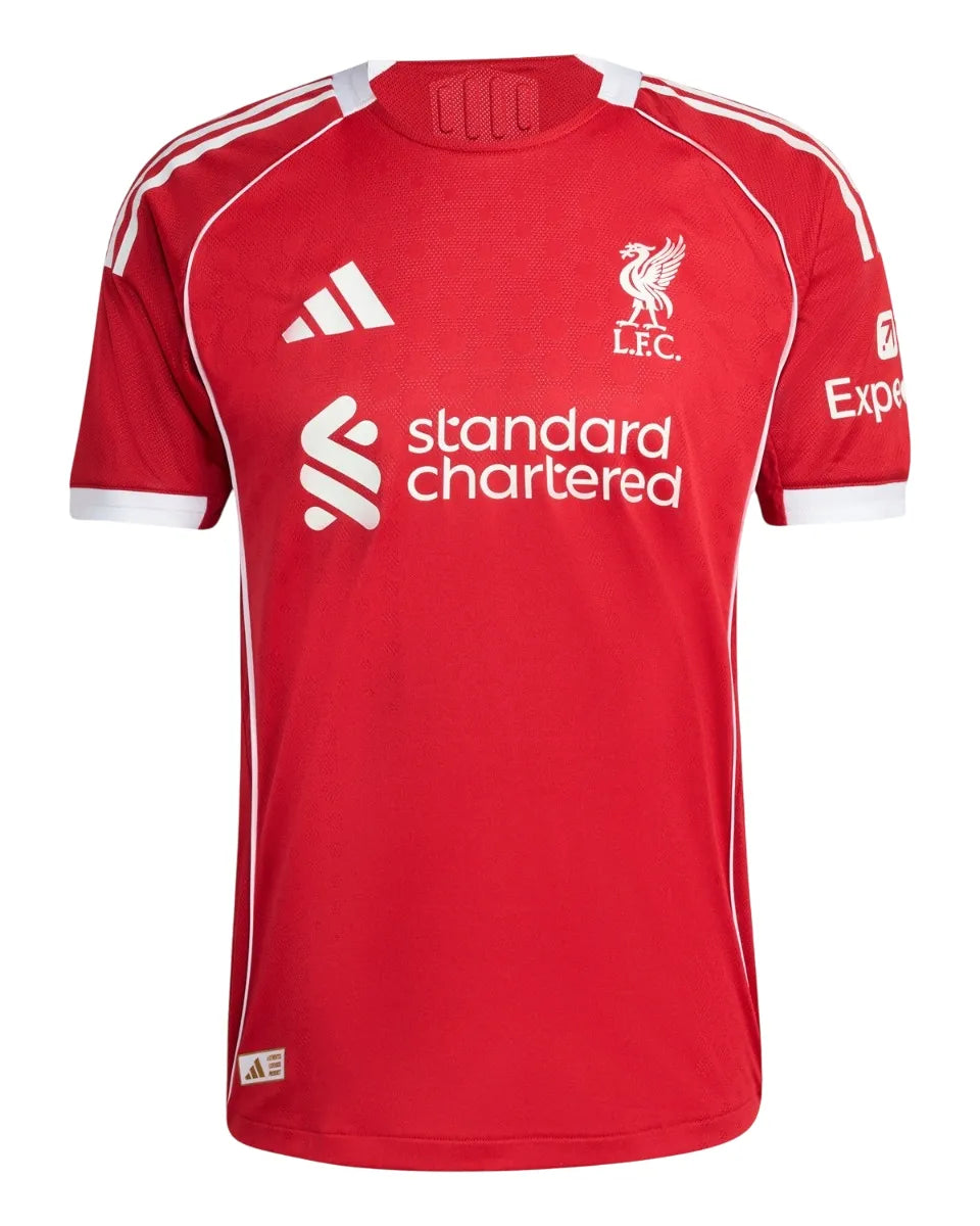 Camisa Liverpool Home 25/26 Jogador - Vermelha