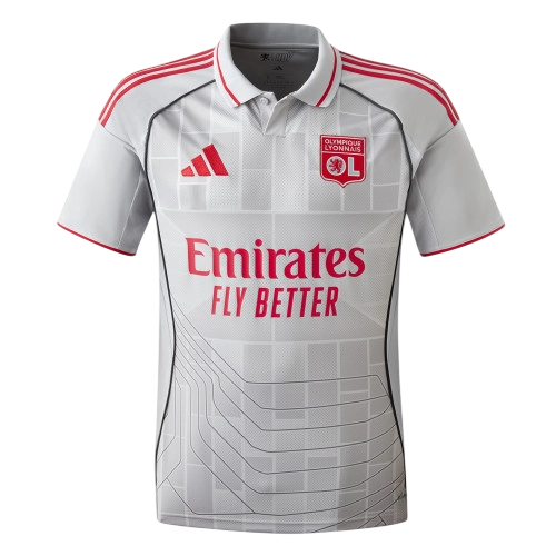 Camisa Lyon Third 25/26 - Cinza