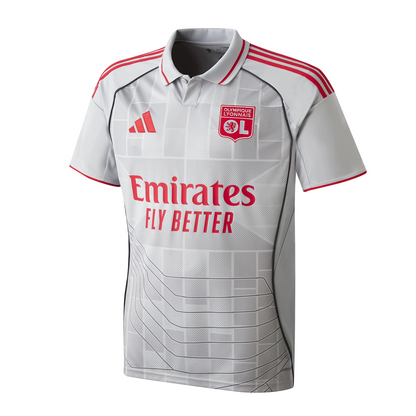 Camisa Lyon Third 25/26 - Cinza