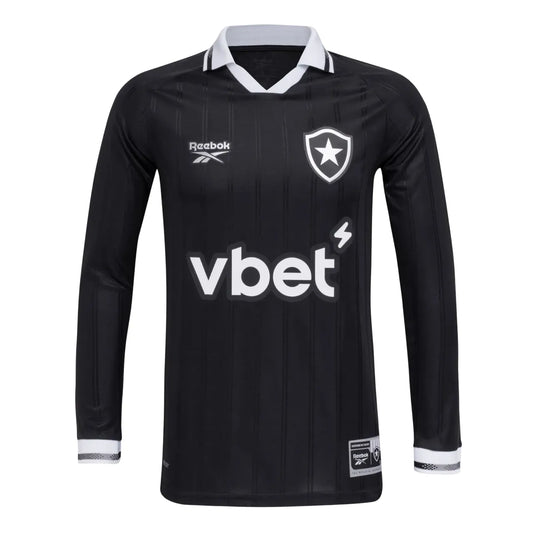 Camisa Botafogo Away 25/26 Manga Longa - Preta