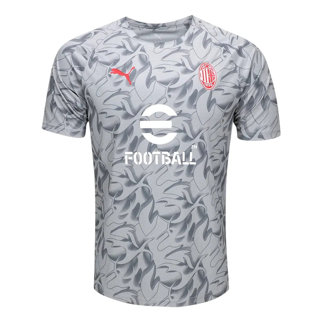 Camisa Milan Pré-Jogo 25/26 - Cinza
