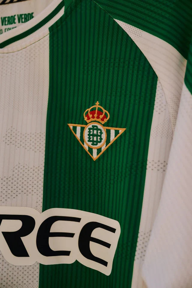 Camisa Real Bétis Home 25/26 - Verde e Branca