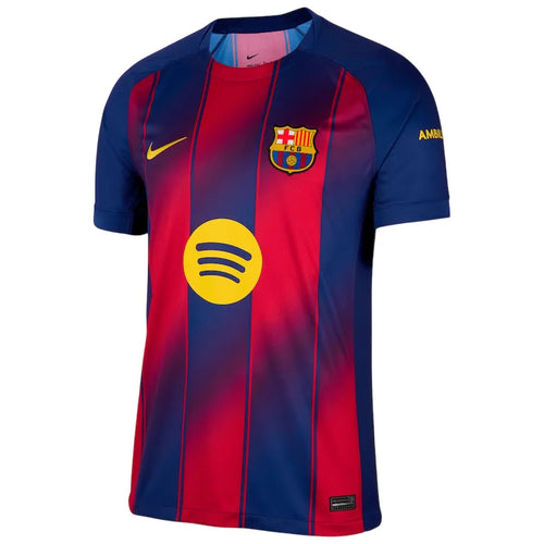 Camisa Barcelona Home 25/26 - Azul e Vermelha