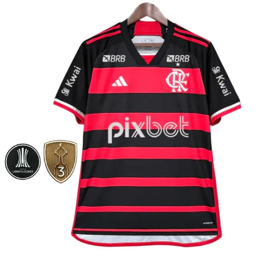Camisa CRF Home 24/25 - Vermelha e Preta
