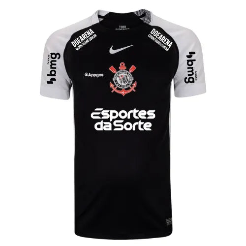 Camisa Corinthians Away 25/26 - Preta