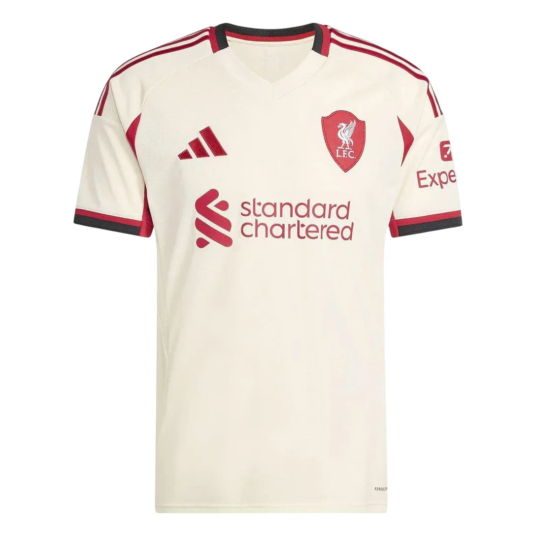 Camisa Liverpool Away 25/26 - Creme