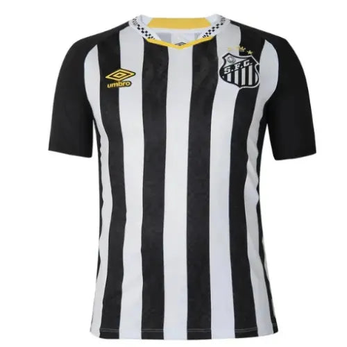 Camisa Santos Away 25/26 - Preta e Branca