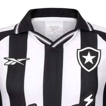 Camisa Botafogo Home 25/26 - Preta e Branca
