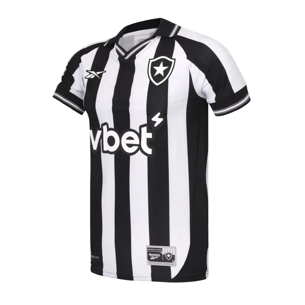 Camisa Botafogo Home 25/26 - Preta e Branca