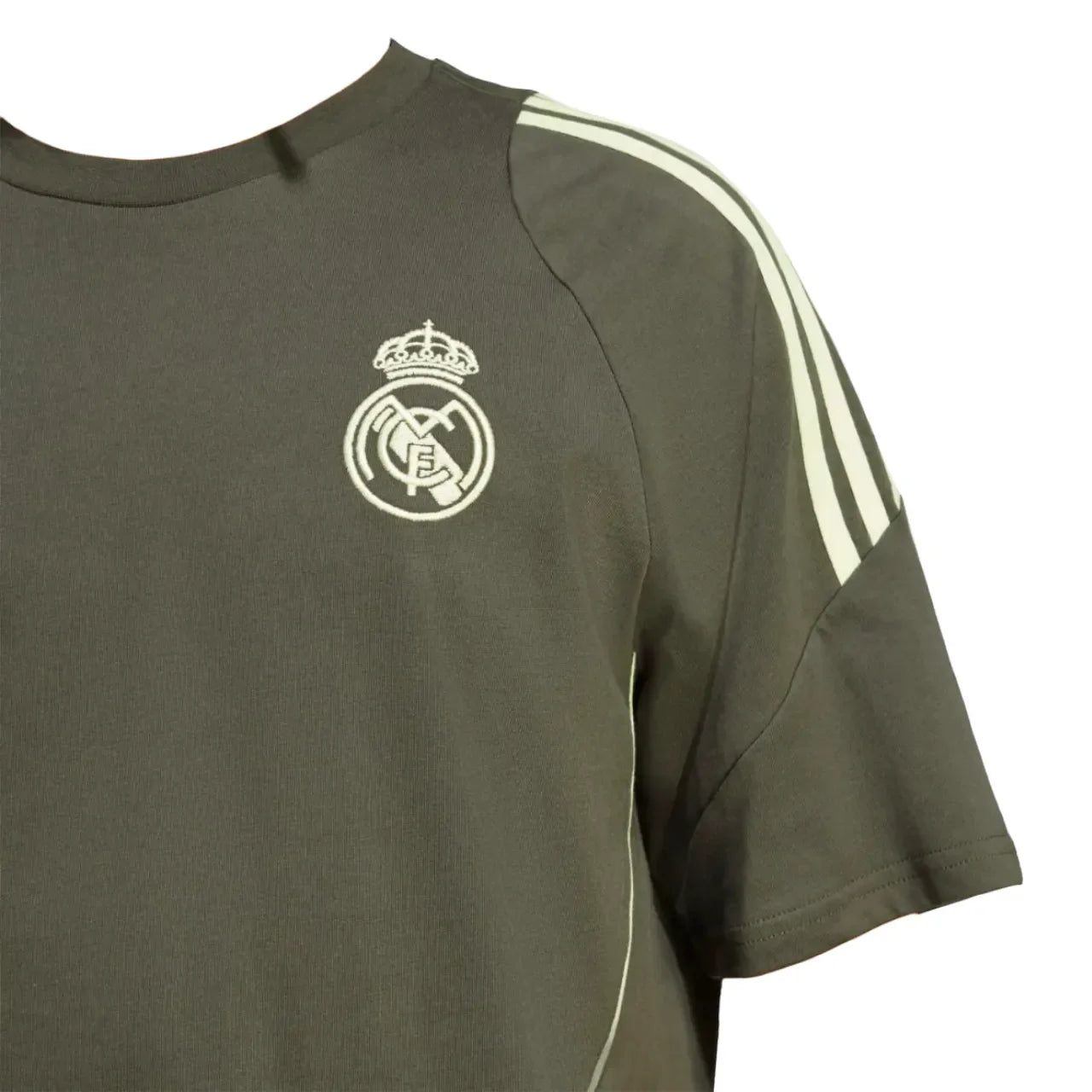 Camisa Real Madrid Treino 25/26 - Caqui Escuro