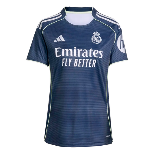 Camisa Real Madrid Feminina Away 25/26 - Azul Marinho