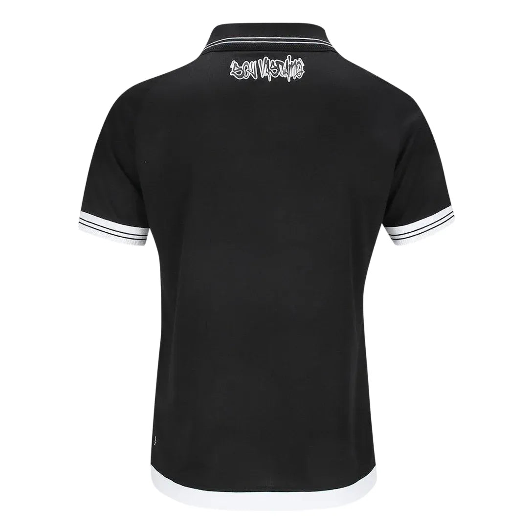 Camisa Vasco Feminina Home 25/26 - Preta e Branca