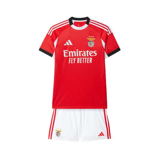 Conjunto Infantil Benfica home 25/26 - Vermelho