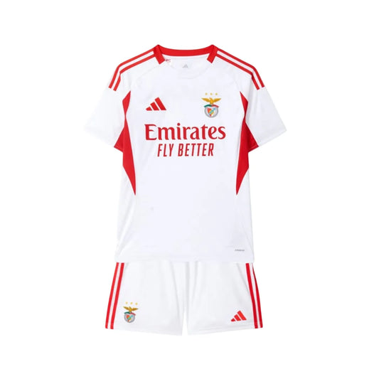 Conjunto Infantil Benfica Third 25/26 - Branco