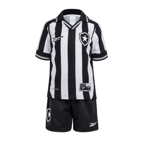 Conjunto Infantil Botafogo I 25/26 - Preto e Branco