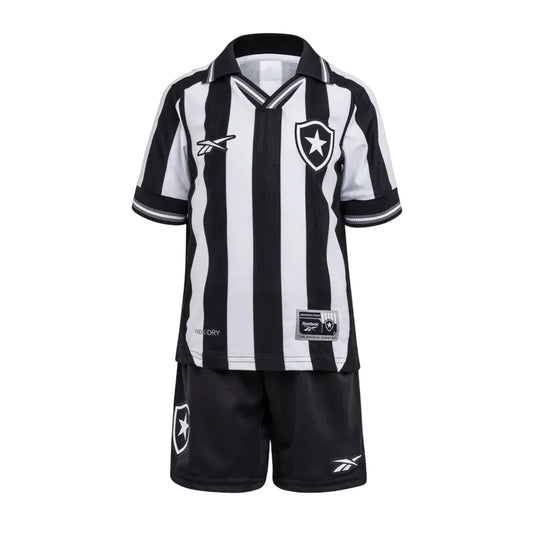 Conjunto Infantil Botafogo I 25/26 - Preto e Branco