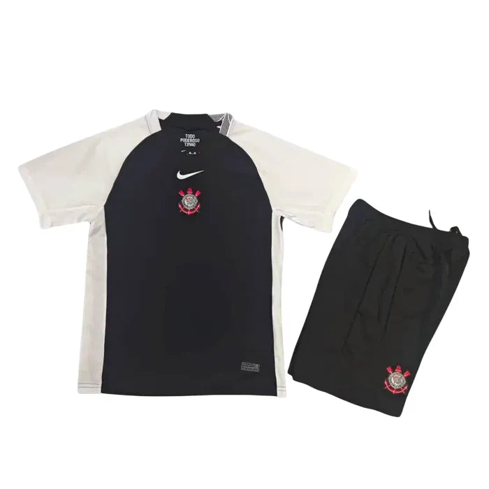 Conjunto Infantil Corinthians II 25/26 - Preto