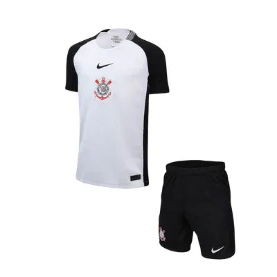 Conjunto Infantil Corinthians I 25/26 - Branco