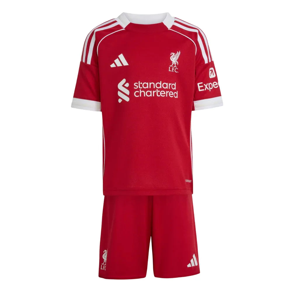 Conjunto Infantil Liverpool I 25/26 - Vermelho