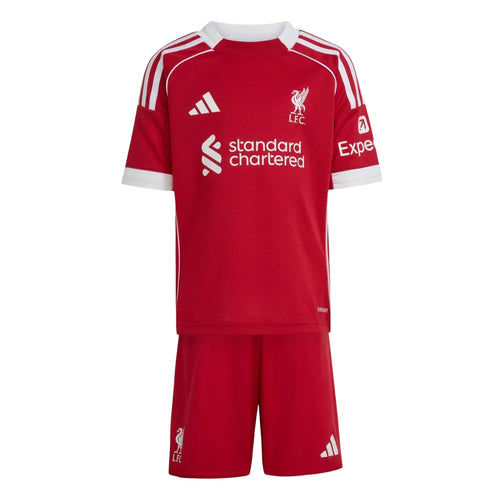 Conjunto Infantil Liverpool I 25/26 - Vermelho