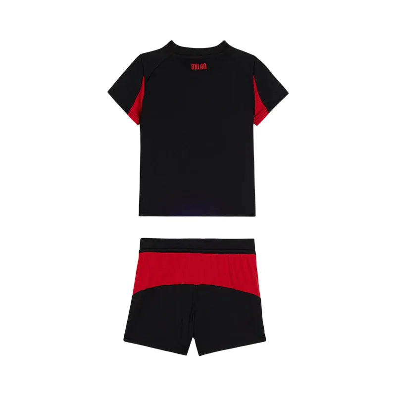 Conjunto Infantil Milan I 25/26 - Vermelho e Preto