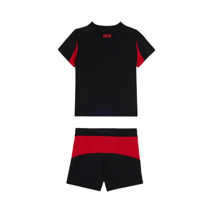 Conjunto Infantil Milan I 25/26 - Vermelho e Preto