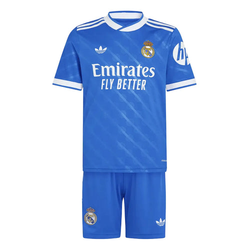 Conjunto Infantil Real Madrid Third 25/26 - Azul