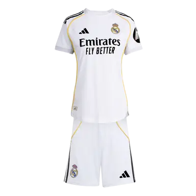 Conjunto Infantil Real Madrid I 25/26 - Branco