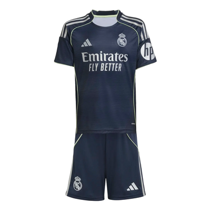 Conjunto Infantil Real Madrid II 25/26 - Azul Marinho