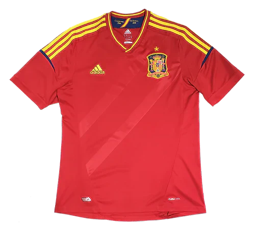 Camisa Espanha Home 2012 Retrô - Vermelha