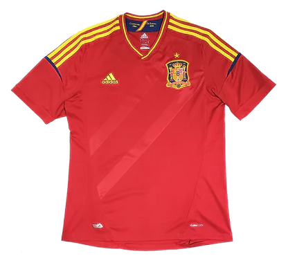 Camisa Espanha Home 2012 Retrô - Vermelha