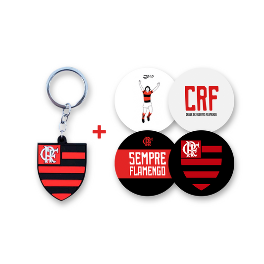 Kit Chaveiro + Adesivos CRF